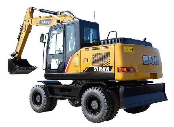 Аренда колесного экскаватора SANY SY155W