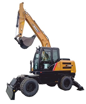 Аренда колесного экскаватора SANY SY165W